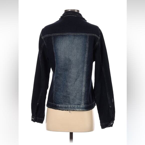 Sinha fringed denim jacket, size P or med - Picture 2 of 11